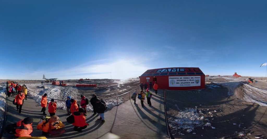 Foto panorámica Antártida