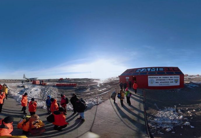 Foto panorámica Antártida